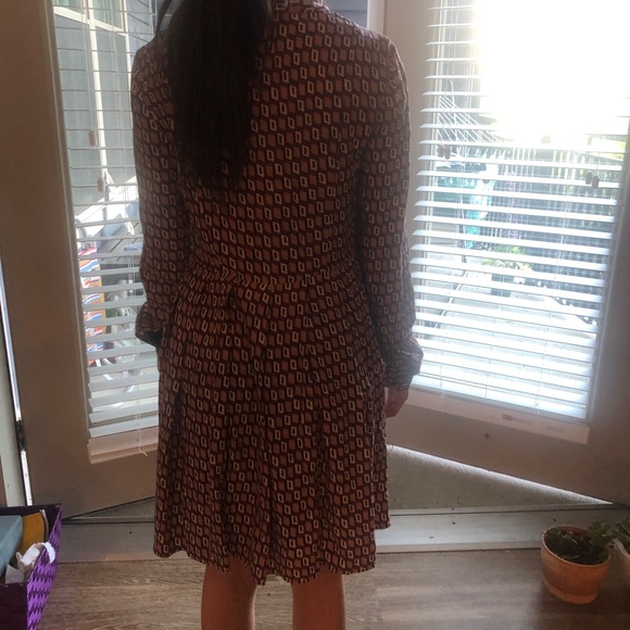 ✨3/$20✨Zara Dress; button down front w bow - Picture 4 of 4